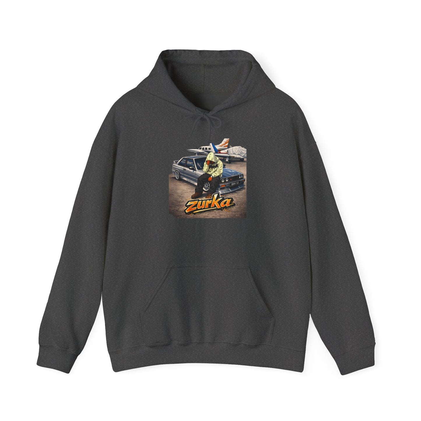 Zurka Streetwear Hoodie — Retro Surf Skate Graphic Pullover
