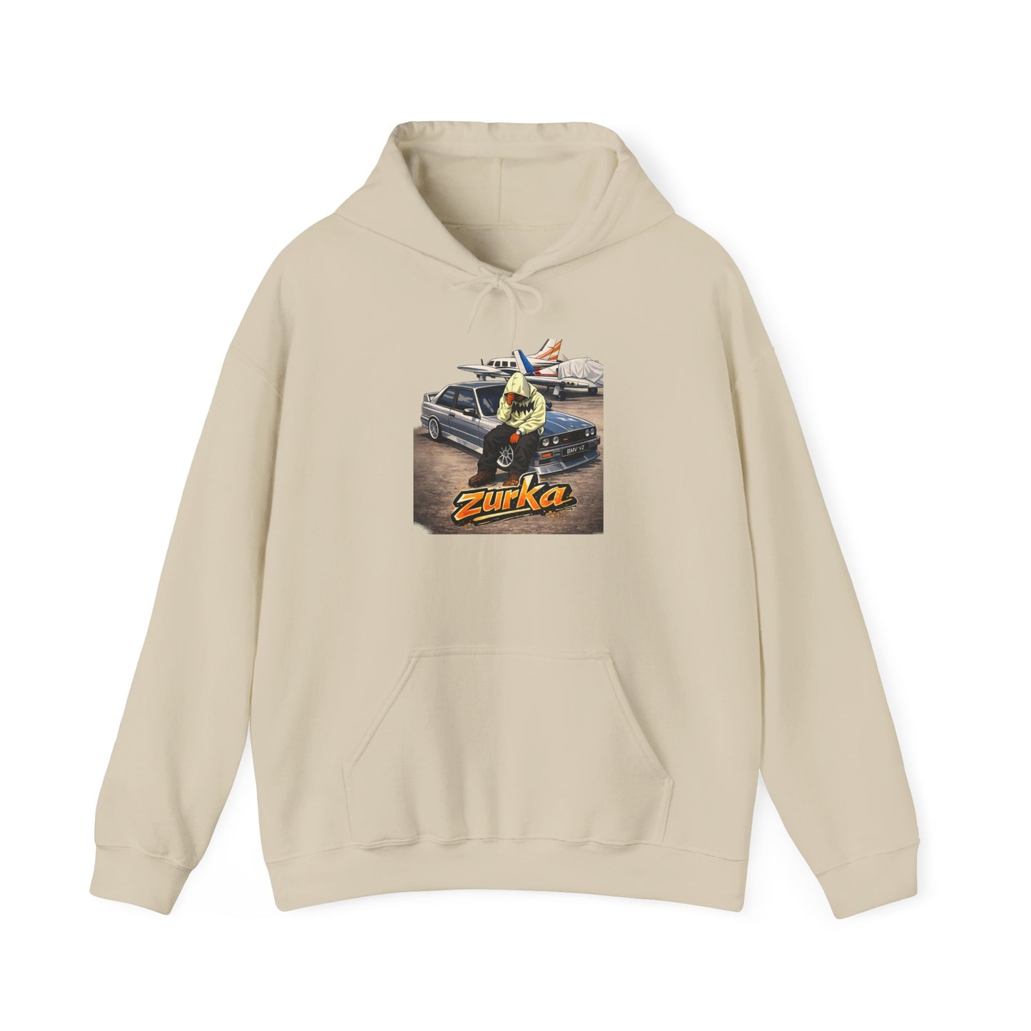 Zurka Streetwear Hoodie — Retro Surf Skate Graphic Pullover