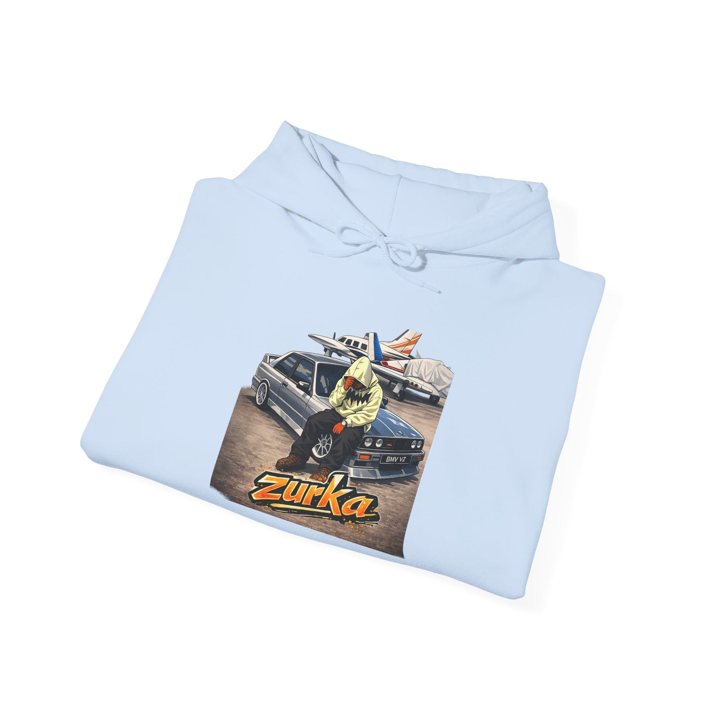 Zurka Streetwear Hoodie — Retro Surf Skate Graphic Pullover