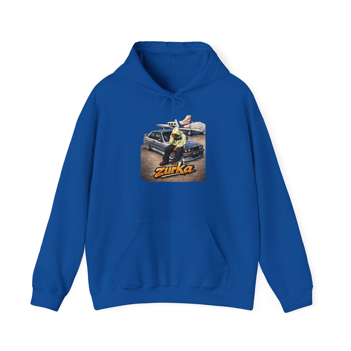 Zurka Streetwear Hoodie — Retro Surf Skate Graphic Pullover