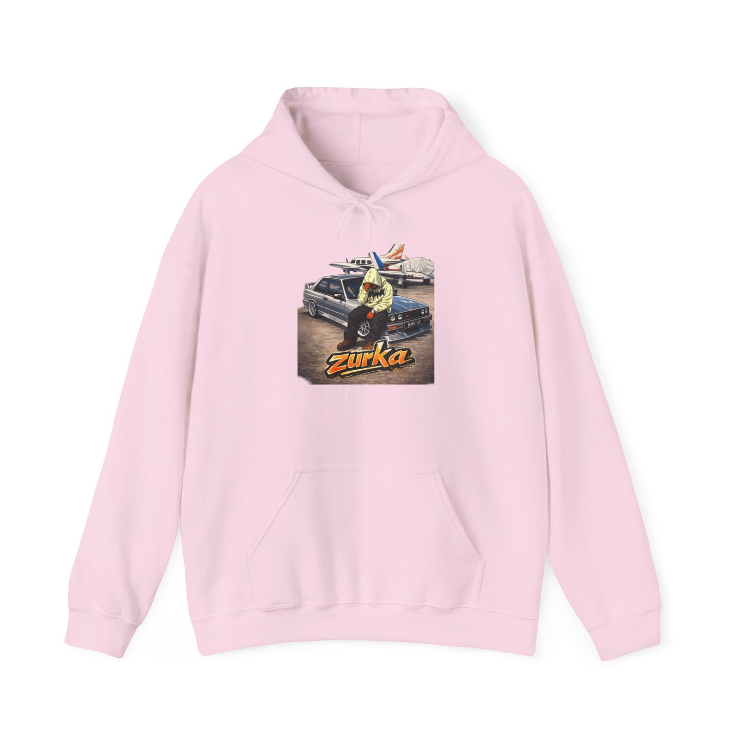Zurka Streetwear Hoodie — Retro Surf Skate Graphic Pullover