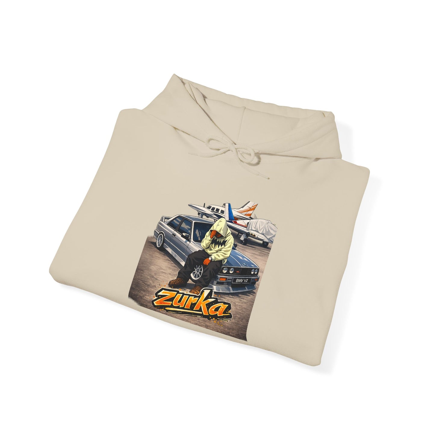 Zurka Streetwear Hoodie — Retro Surf Skate Graphic Pullover