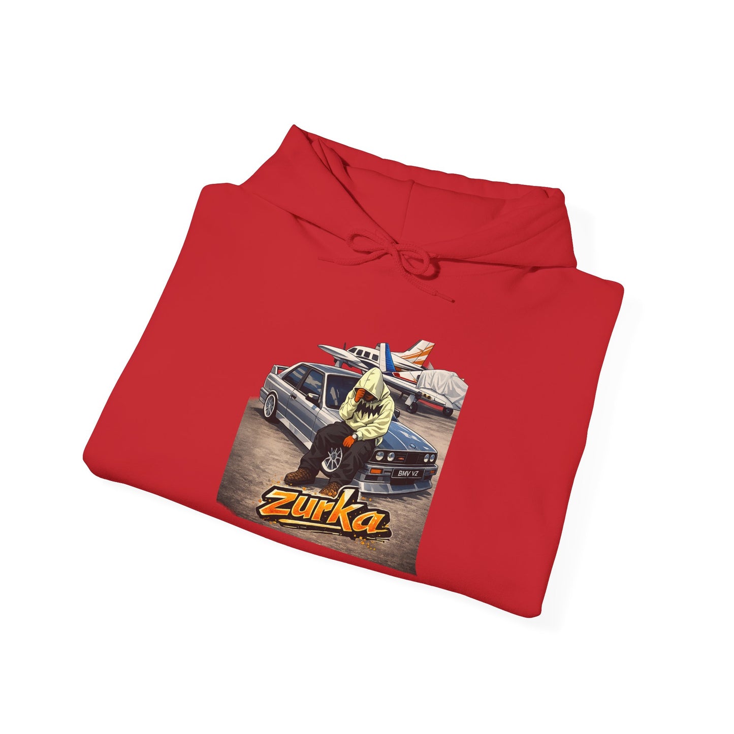 Zurka Streetwear Hoodie — Retro Surf Skate Graphic Pullover