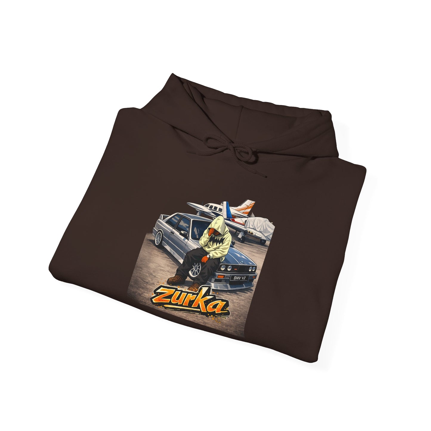 Zurka Streetwear Hoodie — Retro Surf Skate Graphic Pullover